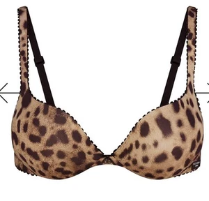 Dolce Gabanna x SKIMS - Ultimate Teardrop Pushup Bra - Leopard Size 36C - Picture 1 of 1