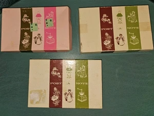 Antigua caja de postales vintage una nota postales actuales sin usar 3 cajas tarjetas nuevas  - Imagen 1 de 11