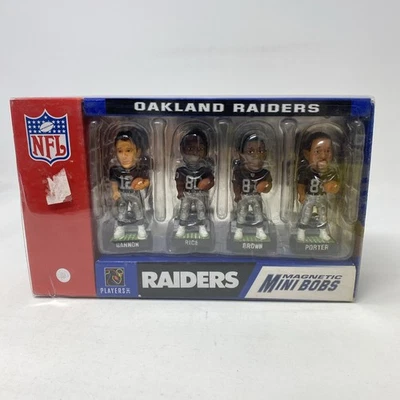 Магнитные мини-бобы Forever Collectibles NFL Oakland Raiders Gannon рисовый коричневый - Изображение 1 из 4