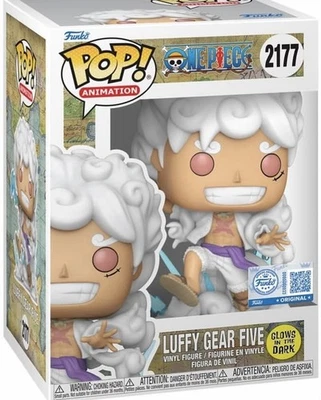 FUNKO LUFFY GEAR FIVE GLOW IN THE DARK #2177 with PROTECTOR PREORDER,PRESALE