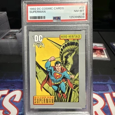 1992 DC Comics Superman Silver Age Cosmic Hero #17 PSA 8 - Image 1 of 2