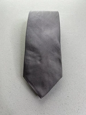 Corbata Brooks Brothers gris patrón liso 100 % seda hecha en EE. UU. NUEVA SIN ETIQUETAS Foto 1 de 4