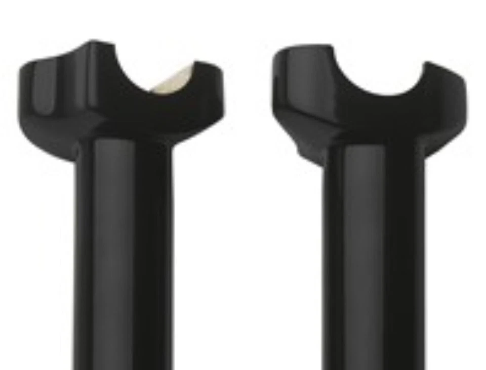 CCI #639993 Gloss Black 3.5" Straight Handlebar Risers Harley Davidson 1" Bars - Image 1 of 1