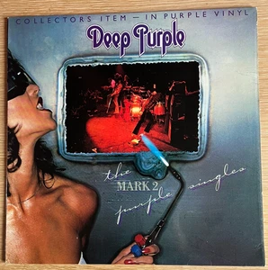 Deep Purple – The Mark II Purple Singles -Col Ed Purple Vinyl LP 1979 Tested VG+ - Picture 1 of 8
