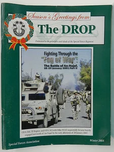 "GREEN BERET" THE DROP MAGAZINE, WINTER 2008 ISSUE, SPECIAL FORCES ASSOCIATION - Picture 1 of 1