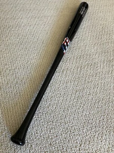 Bate de béisbol Marucci hecho a mano 32” madera negra PRO CUT 28 oz. Logo USA - Imagen 1 de 17