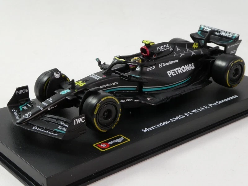 BBurago Burago Mercedes AMG F1 W14 #44 Lewis Hamilton 2023 1/43 18-38081#44