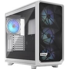 NEW Fractal Design Meshify 2 RGB TG Clear Tint Mid Tower Case - White FD-C-MES2A