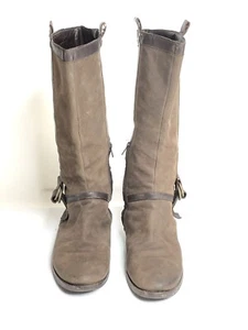 Cole Haan Womens Size 9.5 Brown Boots Air Soles Soft Leather Calf High Riding - Picture 1 of 11