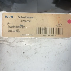 Eaton 70 Series Photoelectric Controller Analog 8173A-6507 - 15VDC w/din - New - Picture 1 of 9