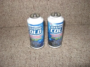 NEW LOT 2 NEW CANS NEW EXTREME COLD ADDITIVE FOR AUTO CAR AIR CONDITIONING - Picture 1 of 5