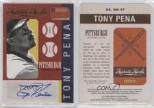 2013 Panini America's Pastime Majestic Marks Gold /15 Tony Pena #MM-TP Auto