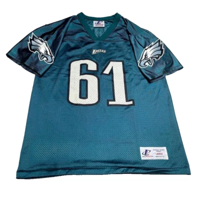 VTG Philadelphia Eagles Steve Everitt Jersey Youth L Logo Athletic NFL Football - Image 1 of 4