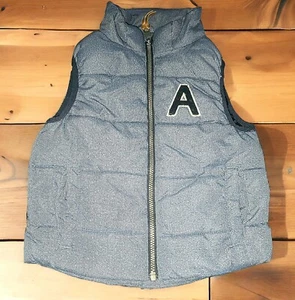 H&M Girls Blue Puffer Zip Winter Sleeveless Vest Size 4-6Y - Picture 1 of 6