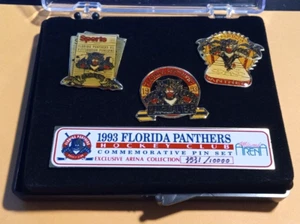 Florida Panthers Limited Edition Inaugural Year Three Pin Set - 3531/10000 - Picture 1 of 4