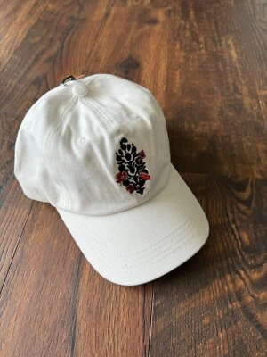 NEW FP Free People Movement Blooming Buti Woman Baseball Cap Ivory White - Image 1 of 2