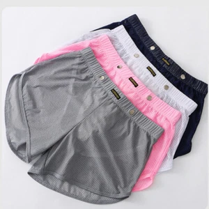 Men Mesh Net Shorts Underwear Net Boxer Briefs Pants Casual Lounge Sports Gym - Picture 1 of 14