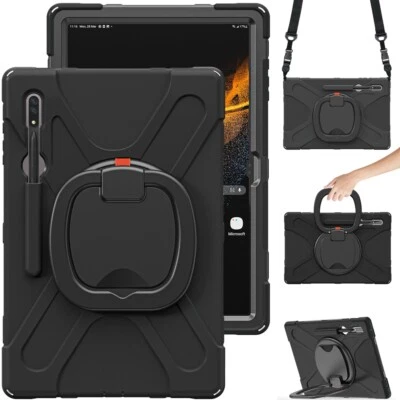 Funda giratoria a prueba de golpes para tablet Samsung Galaxy Tab S9 Ultra S9 Plus S8 Foto 1 de 4