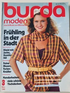 Burda Moden 3/1980 Schnittmuster Vintage Style Mode Zeitschrift März - Bild 1 von 6
