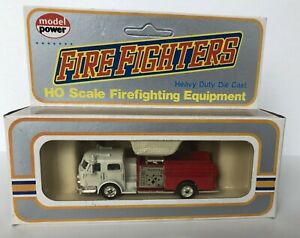 Model Power Fire Fighters 7766 HO Diecast Fire Engine Pumper Collectible Truck 