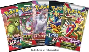 Pokemon TCG! Lot of 6 Sealed Booster Packs of Pokemon Cards Random Sets ENGLISH - Picture 1 of 1