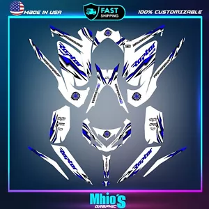 Yamaha Raptor 700 700R graphics kit 2013 2014 2017 to 2024 decals stickers atv - Picture 1 of 3