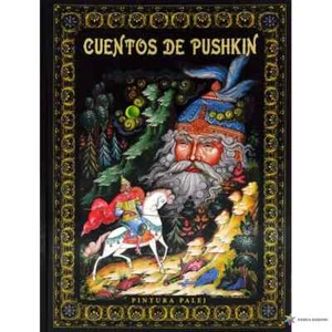 Pushkin's Fairy Tales Gift Book with Palekh Paintings - New Sealed- SPANISH LNG - Imagen 1 de 9