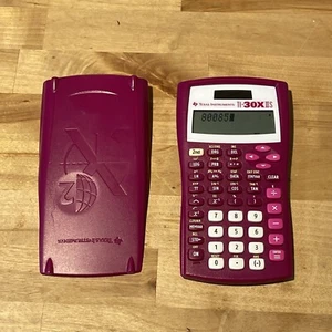 New Texas Instruments 2-Line Scientific Calculator TI-30X IIS, Pink Tested Works - Picture 1 of 14