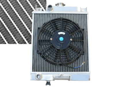 Radiator+Fan For 1989-1994 Suzuki Swift GTI SF Chevy Geo Metro 1.0L 1.3L 1.6L MT - Изображение 1 из 4
