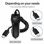 FAST Rapid1 Car Charger Type C Micro USB Charging For Samsung LG MOTO Cell Phone