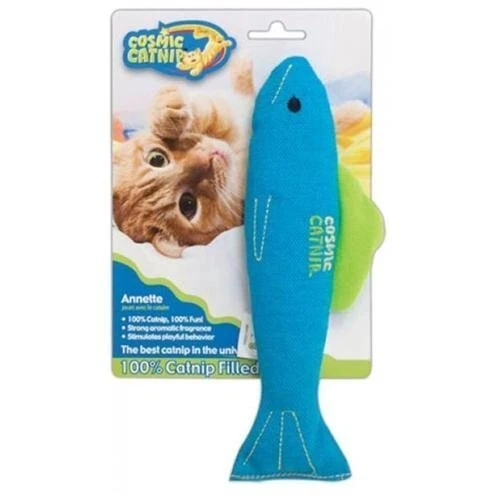 100% Catnip Filled Cat Toy Style Fish Anette - Image 1 of 1