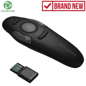 Targus Wireless Presenter W/ Laser Pointer Powerpoint USB Receiver PC Windows - Picture 1 of 9