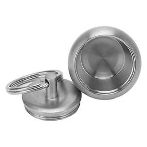 Caja de pastillas de acero inoxidable con forma de mini caja de medicina pequeña de metal tarro sellado LS - Imagen 1 de 24