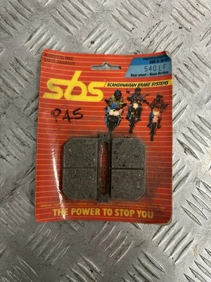 PASTILLAS DE FRENO SBS KAWASAKI Z440 Z500 Z550 Z750 GPZ750 Z1000 GPZ1100 Etc.. NOS 540LF Foto 1 de 4