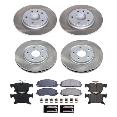 PowerStop SC7841 Disc Brake Kit For Chrysler Pacifica 2017-2024 Front Rear Foto 1 de 4