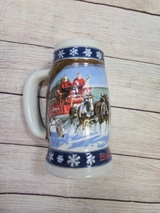 Budweiser Lighting the Way Home 1995 Holiday Stein Signature Edition Vintage - Picture 1 of 8