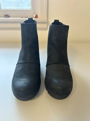 Botas impermeáveis Sorel Joan of Arctic Wedge II pretas | Tamanho 6.5 - Imagem 1 de 4