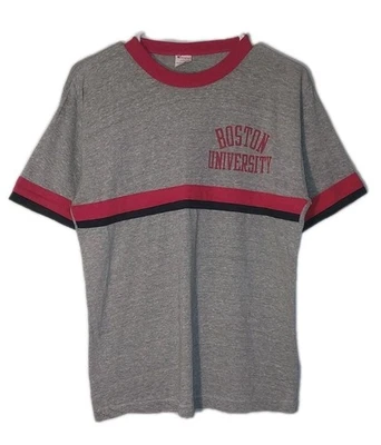 Vintage Champion Boston University Shirt Mens L College Single Stitch 80s USA - Image 1 of 4