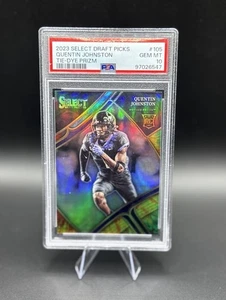 2023 Panini Select DP • Quentin Johnston /25 PSA 10 Tie-Dye Field Level Prizm RC - Bild 1 von 3