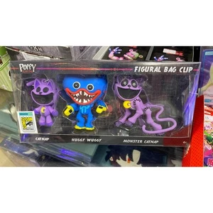 Poppy Playtime 3D Foam Bag Clip Set San Diego Comic Con 2024 Exclusive - Picture 1 of 6