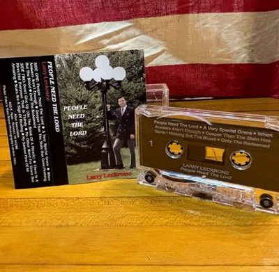 LARRY LECKRONE gospel cassette People Need the Lord soloist Michigan 1980s vtg  - Image 1 of 2