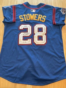 Kyle Stowers  Autographed 2025 All Star Jersey Miami Marlins . Beckett Inscribed - Picture 1 of 3