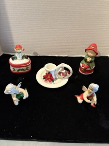 Vintage Christmas Mixed Lot Ceramics - Picture 1 of 6