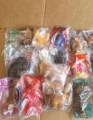 (24)  1999 TY McDonald’s Happy Meal Beanie Babies - Bear Frog Squirrel Crab NEW - Image 1 of 4