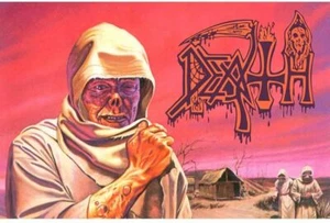 DEATH - LEPRA - BANDERA PÓSTER DE TELA - 27x42 MÚSICA TP038 - Imagen 1 de 1