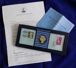 Day of the Concorde 1976 Silver Proof Medal by Pinches + Paperwork (Ref. t5253) - Picture 1 of 8