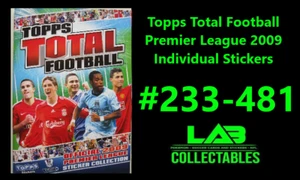 Topps Total Football Premier League 2009 Individual Stickers #233-481 - Picture 1 of 1