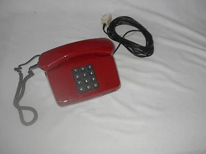 Tastentischtelefon FeTAp 751-1 der deutschen Post in rot + langer Anschlußschnur - Photo 1/3