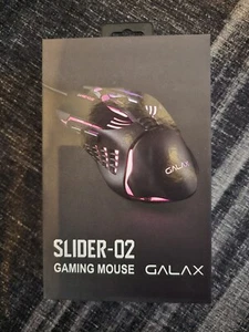 Galax - Gaming Mouse Slider-02 - Black RGB - Brand New Factory Sealed - Picture 1 of 3