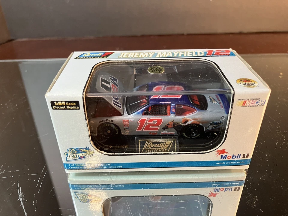 Jeremy Mayfield #12 Mobil 1 125th Kentucky Derby 1999 Ford Taurus 1:64 Revell - Image 1 of 1